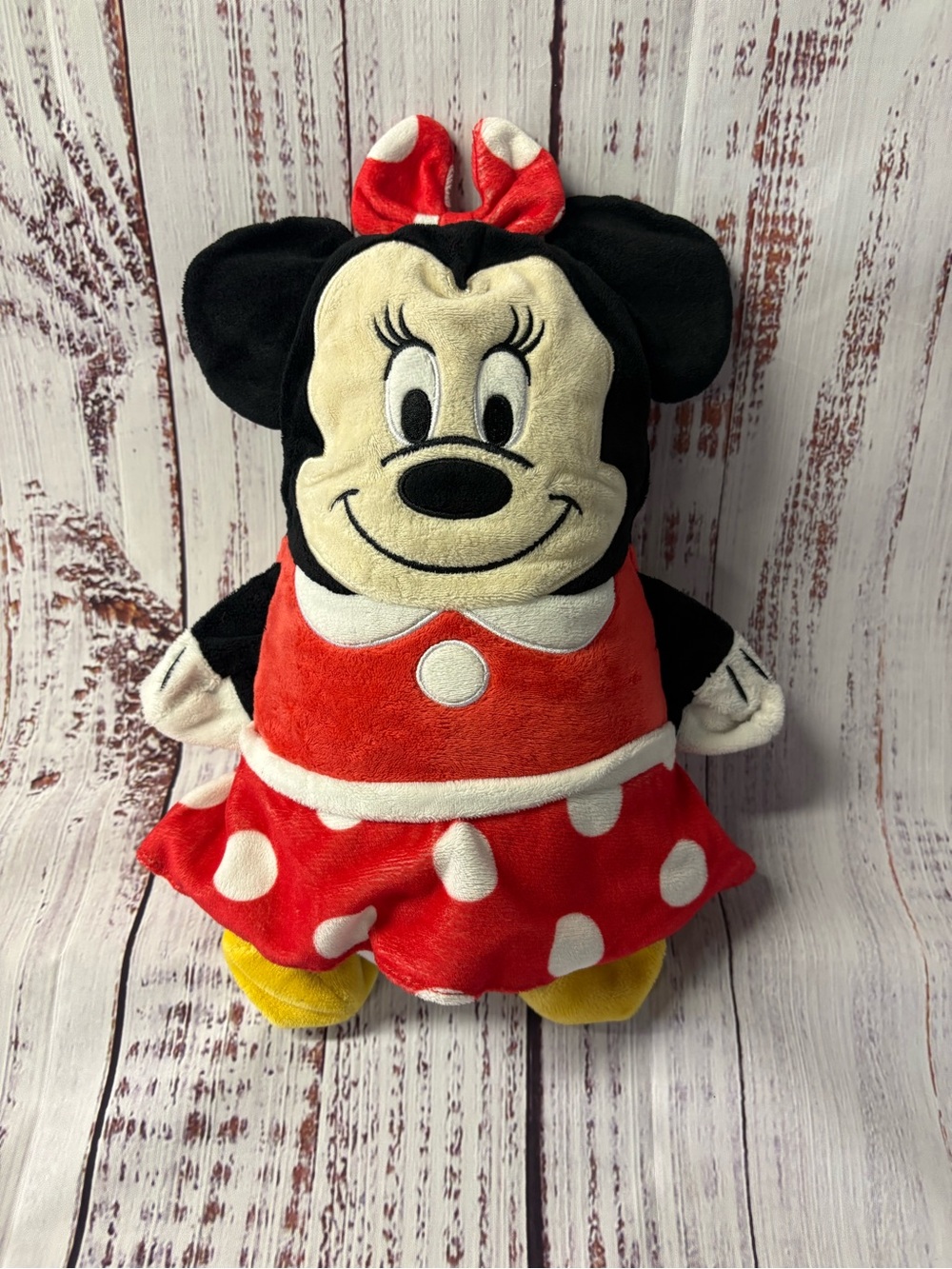 Disney Minnie Mouse cub coat Plush converts to hoodie